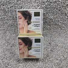 Dead Sea Collection 24K Collagen Day Night Cream Set 1.69 Oz New Women