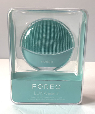 FOREO LUNA Mini 3 Smart Facial Cleansing Massager Mint Green New Sealed Box