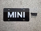 Mini Silver Laser Engraved Aluminum vanity plate
