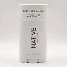 Native Deodorant COCONUT  VANILLA 2.65 oz Paraben Free  Aluminum Free NEW