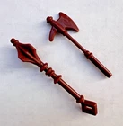 VTG MOTU Maroon AXE & MACE Man-E-Faces Wonder Bread He-Man Masters of Universe