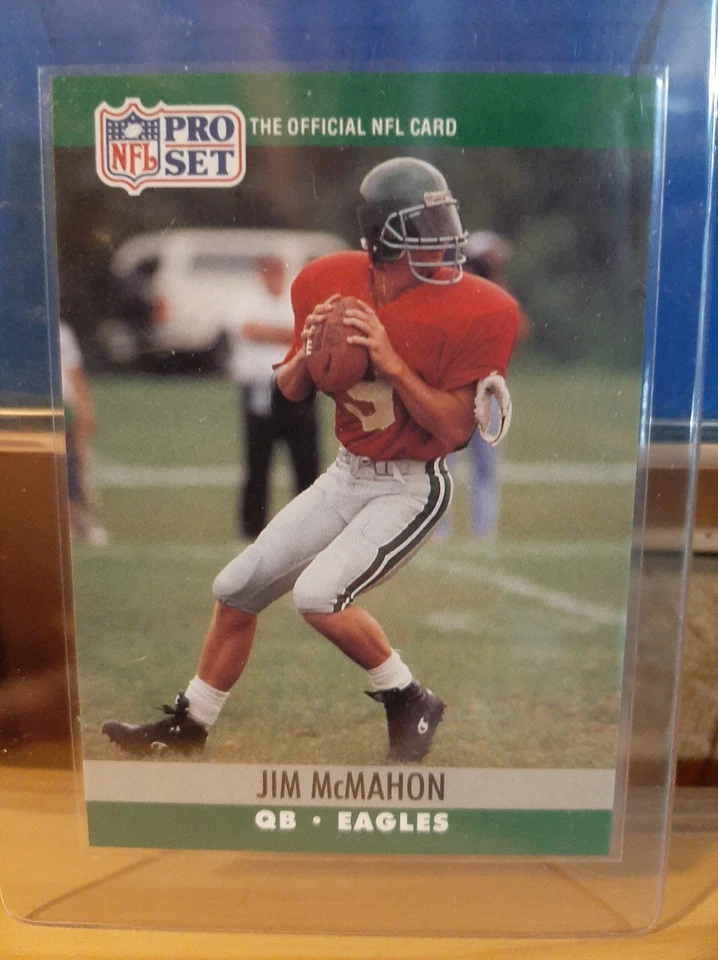 Jim McMahon 1990 Pro Set #610 Philadelphia Eagles Football Card 8p