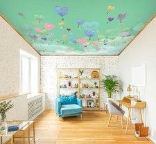 3D Balloon NA7080 Ceiling WallPaper Murals Wall Print Decal Deco AJ WALL Fay