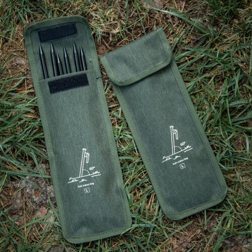 Tent Stakes Bag Tote Bag Ground Nail Pouch for Picnic Gardening Backpacking - Picture 1 of 13