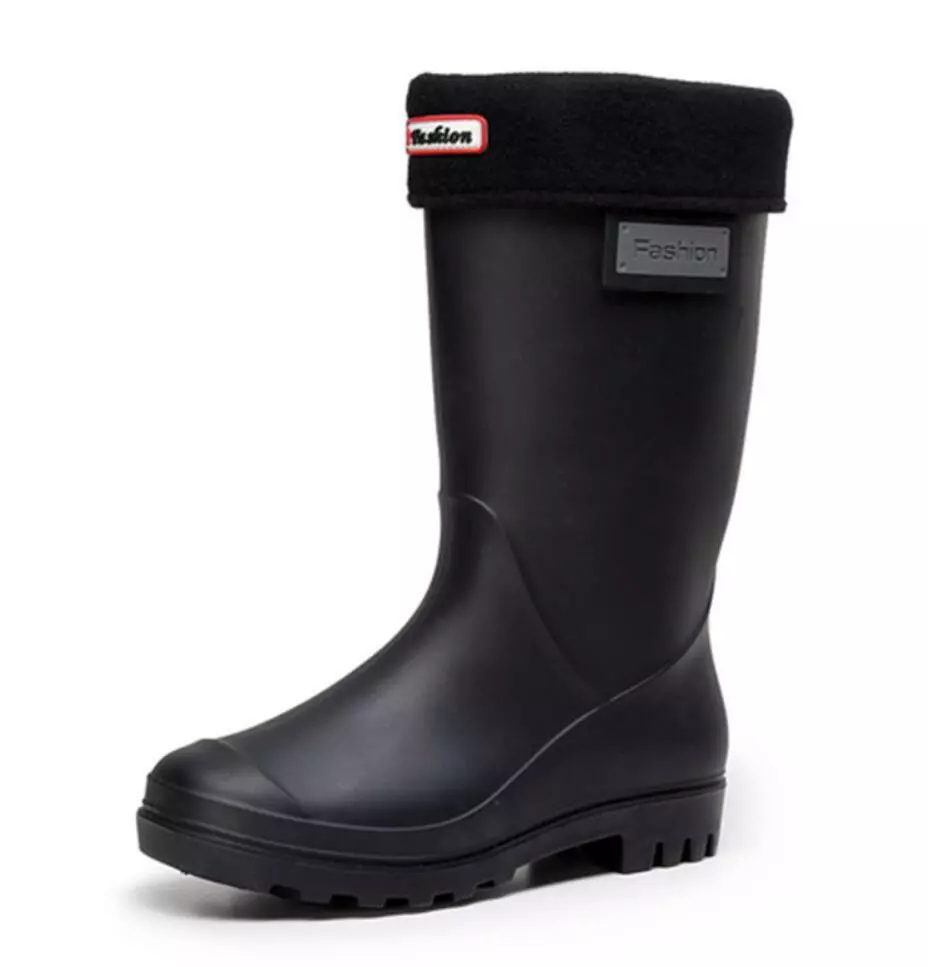 Womens Ladies Waterproof Rain Wellies Wellington Boots Fur Lined UK Size