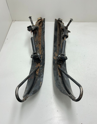 70 1970 Arctic Cat Lynx Series 1 292 OEM LOT Ski Skis Runners Dash Pair Set