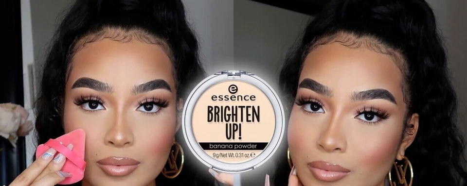 BRIGHTEN UP! banana powder cipria viso cipria traslucente e opacizzante Essence - Image 3 of 4
