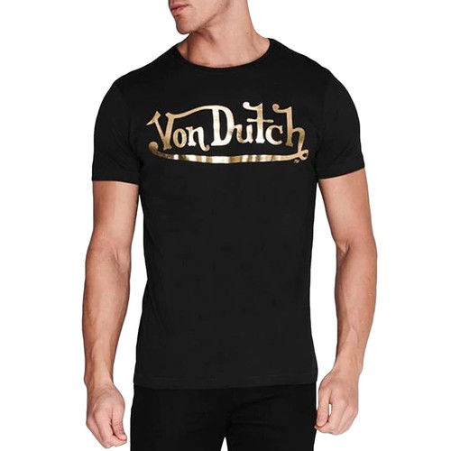 Von Dutch Mens Classic Logo Casual Crew 