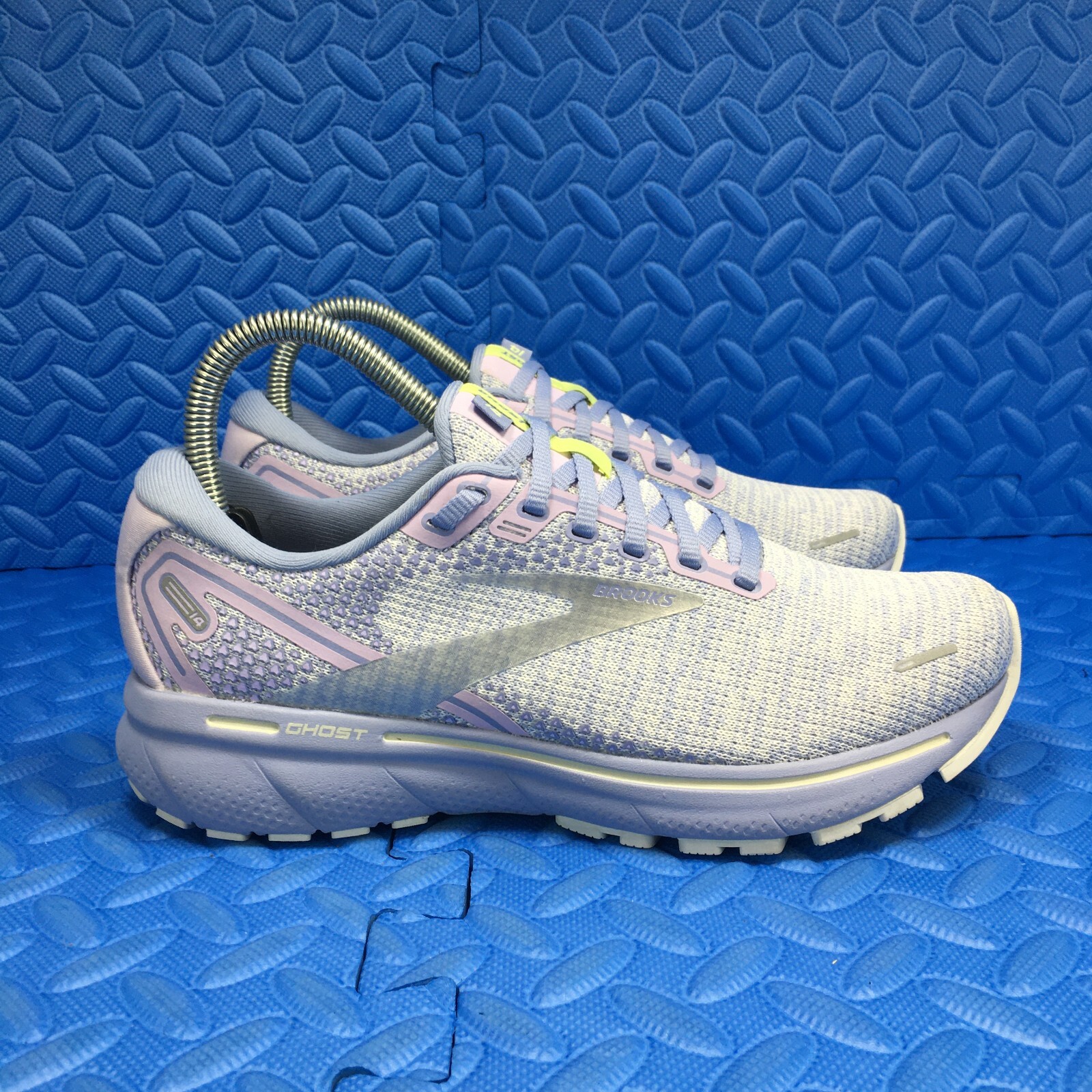 Brooks Ghost 14 Womens Running Walking Shoes Purple Athletic Sneakers Size 6.5B eBay