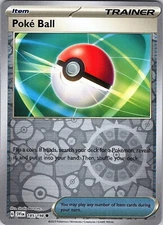 Pokémon - Poke Ball - 185/198  - Scarlet & Violet - Reverse  Holo - NM/M