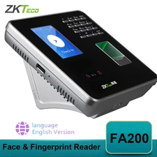ZKTeco FA200 TCP/IP Attendance And Access Control Face & Fingerprint Reader Time