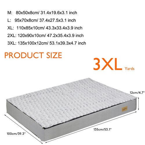 Orthopedic Foam Dog Bed Waterproof Pet Dog Crate Stunning Jumbo Mattress NonSlip - Picture 18 of 18