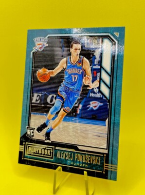 Alexej Pokusevski 2020-21 Panini- Playbook Rookie Card OKC Thunder NBA 