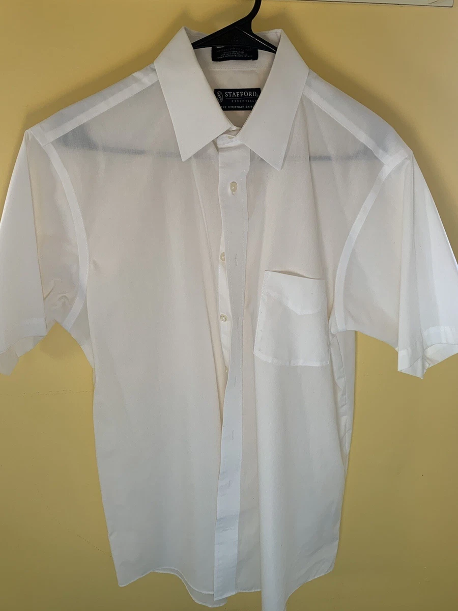 Stafford short hotsell sleeve dress shirts