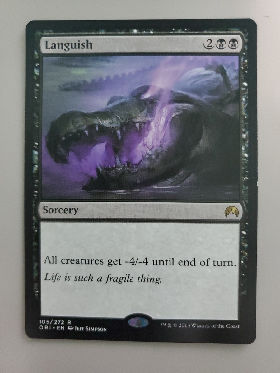 languish mtg card [105] [Magic Origins] [Foil]  Face to Face Games All creatures get MTGNexus - Languish Art by