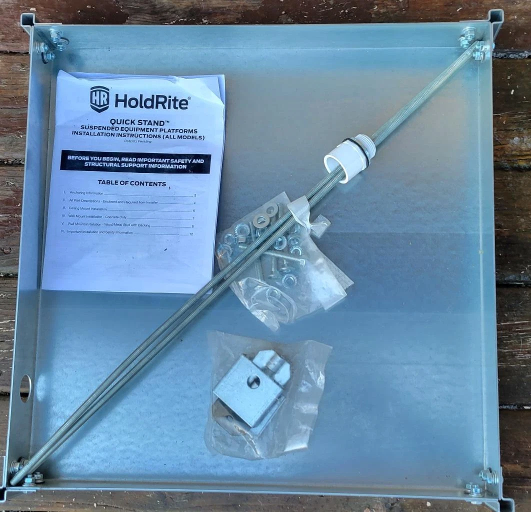 HoldRite 40-SWHP-W Ceiling Mounted Quick-Stand Water Heater Platform,  20-Gallon | eBay