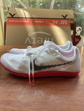 Nike Mens Zoom Rival D 10 DM2334-100 Running Cleats Shoes Sneakers Sz 9