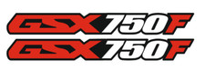 GSXF GSX750F Fairing Decals / Stickers (New Design) (Any Colour)