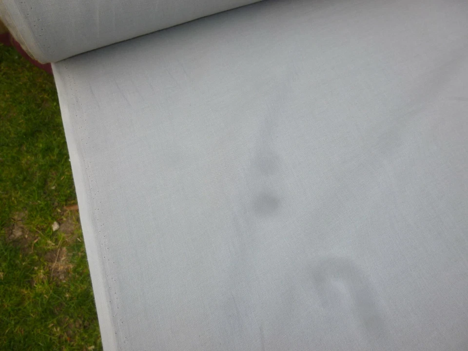 Coupon tissu Double ameublement.. GRIS 1,40 M de large x 10 M Neuf - Photo 2/4