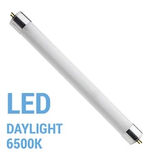 9" Inch LED Ballast Bypass F6T5/D Shatter Proof Tube 3W T5 G5 6500K Daylight