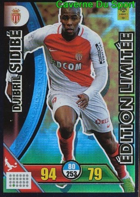 LE-DS DJIBRIL SIDIBE AS MONACO LIMITED EDITION KARTE CARD ADRENALYN 2018 PANINI