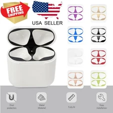 Metal Dust Guard Protective Film Sticker For Apple Airpods AirPod Accessories