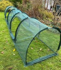 Chicken Run Coop & Pet Protection Tunnel Anti Avianflu Bird Netting 5x1.5x1.5m H