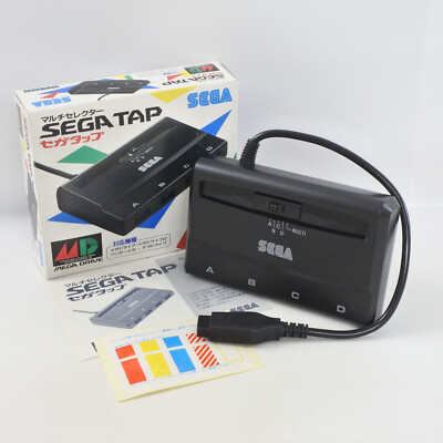 Sega Tap Multi Selecteur HAA-2652 Pour Mega Drive - Avec Boîte & Manuel Japonais - Occasion Testé Fonctionnel