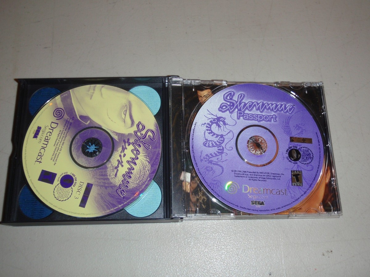 シェンムー Dreamcast SEGA SHENMUE SEGA DREAMCAST GAME COMPLETE | eBay