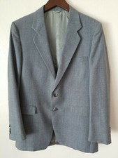Givenchy Men Tailored 2 Button Blazer Size 40 Gray Wool