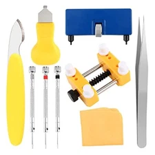 UUBAAR Watch Battery Replacement Tool Kit 9 PCS Professional Watch Back Remov...