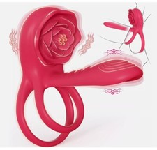 Penis Cock Ring Vibrator G-spot Dildo Massager Sex Toy For Women Men Couple