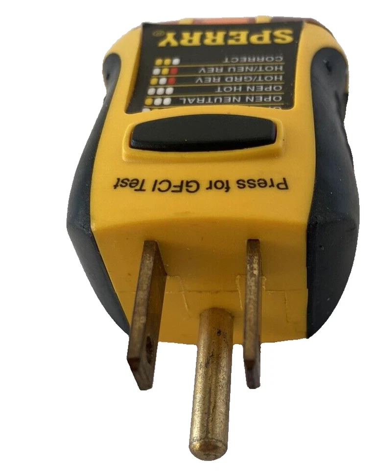 Sperry GFI6302 GFCI Outlet Receptacle Tester - Used - Clean - Tested - Image 4 of 4