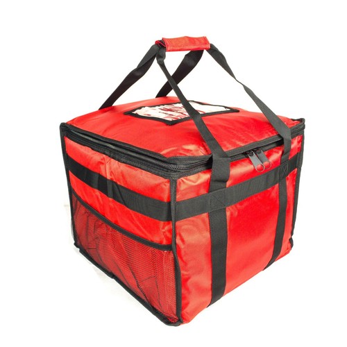 Hot Food Pizza Takeaway Restaurant Delivery Bag Thermal Insulated 38x38x32cm - Picture 2 of 11