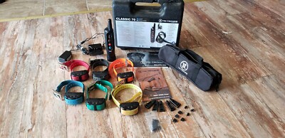 TRI-TRONICS CLASSIC 70 G3 EXP With 6 Receivers + Collars + 1 Remote , Tested!