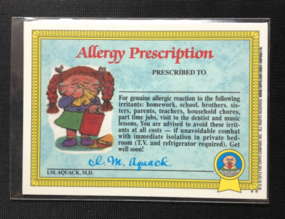 Garbage Pail Kids Heavin' Steven 限定カード Garbage Pail Kids 2013