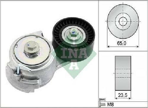 Tendeur de courroie multi-cannelée 534 0069 10 INA pour FIAT ABARTH LANCIA OPEL - Image 2
