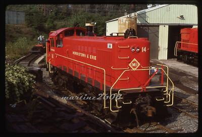 (W) ORIG TRAIN SLIDE - MORRISTOWN & ERIE (M&E) 14 ROSTER