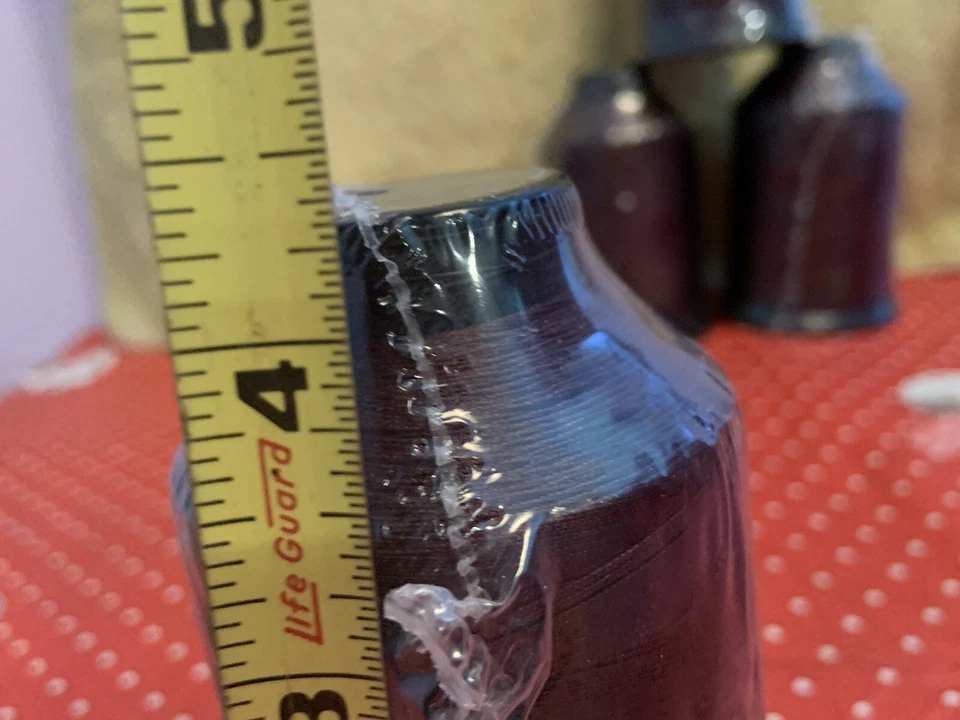 Coats Emb Thread Bonded Nylon Wine NEW Lot Of 6 See Label For Info - Image 3 of 4