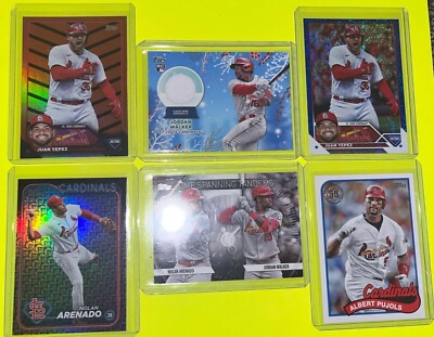 Jordan Walker 2023 Topps Holiday Mega Relic Jersey Rookie Card | Juan Yepez /999