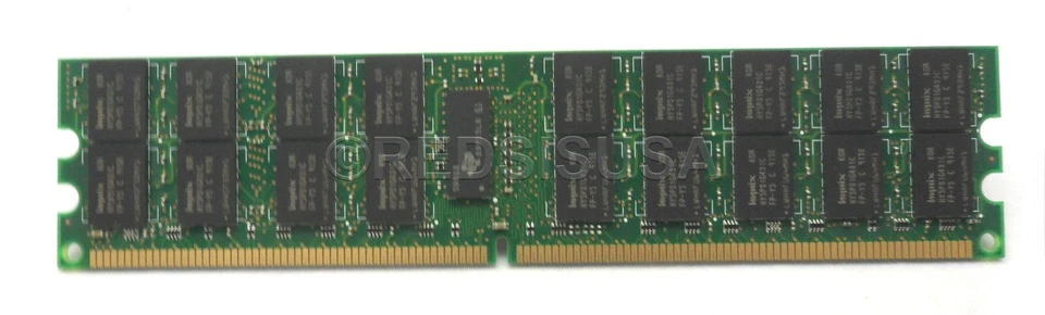 Memoria de servidor original IBM 4 GB (1x 4 GB) ECC RAM PC2-5300P DDR2 667 MHz 41Y2851 Foto 3 de 3