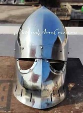Medieval Phrygian Helmet Greek helmet 16 Gauge Larp Armor ReenactmentTariff Free