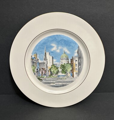 Vintage Nick Ruggieri 1976 Bicentennial Plate LE 456/650 Hand Signed Capitol