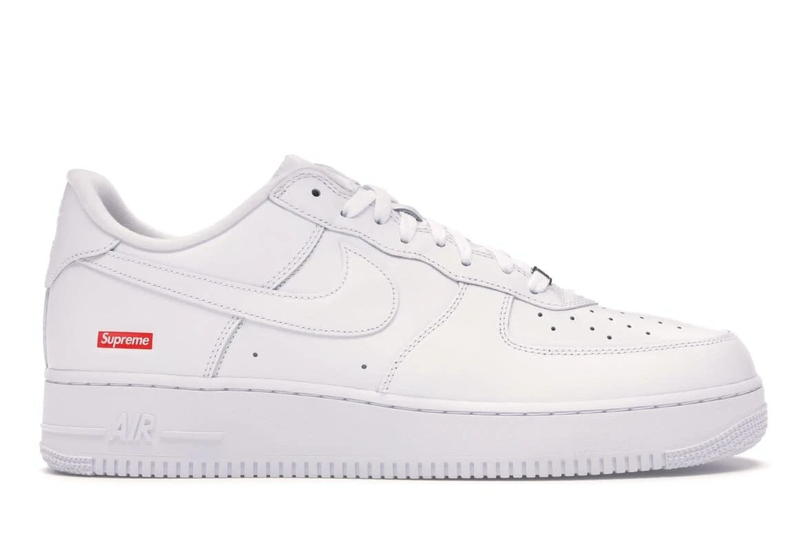 Baskets basses homme Nike x Supreme Air Force 1 pointure 6,5 couleur blanc