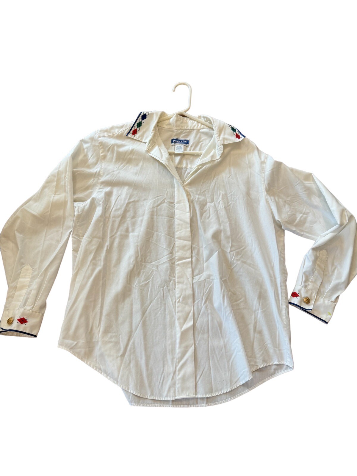 Women’s Pendleton Knockabouts White Button Down L… - image 2