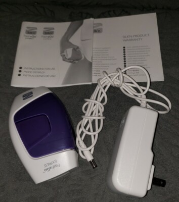 Silk'n Flash Go Express White Purple Laser Hair Removal Device 