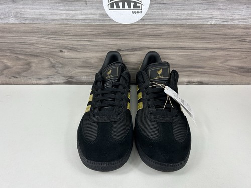 *RARO Adidas Samba FMF Negro Dorado 'Mexico Kit' Zapatos de Fútbol (JH5656) Informales NUEVO - Imagen 4 de 11