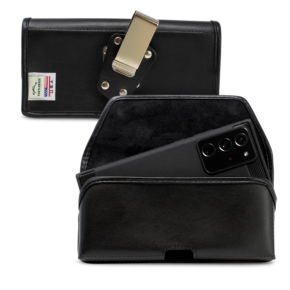 Galaxy Note 20 Ultra (también Google Pixel 6 Pro) Funda Cinturón Cuero con Foto 3 de 4