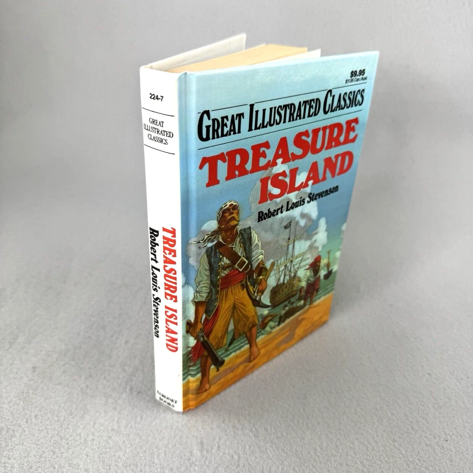 Treasure Island by Robert Louis Stevenson Great Illustrated Classics HB Book - Image 2 of 4
