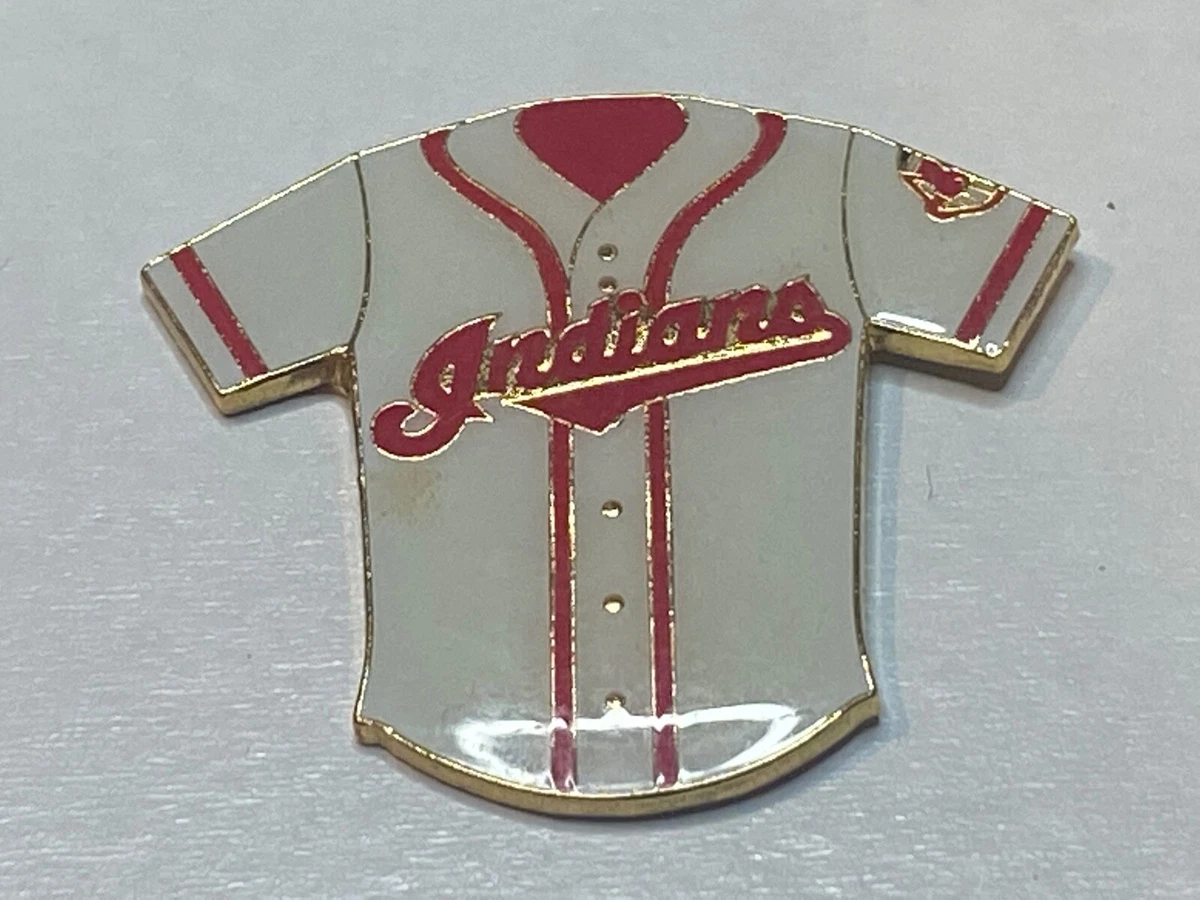 Old Cleveland Indians Lapel Hat Pin Generic Front White Home Jersey  Guardians